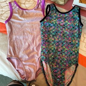 2 Leotards EUC Size Medium